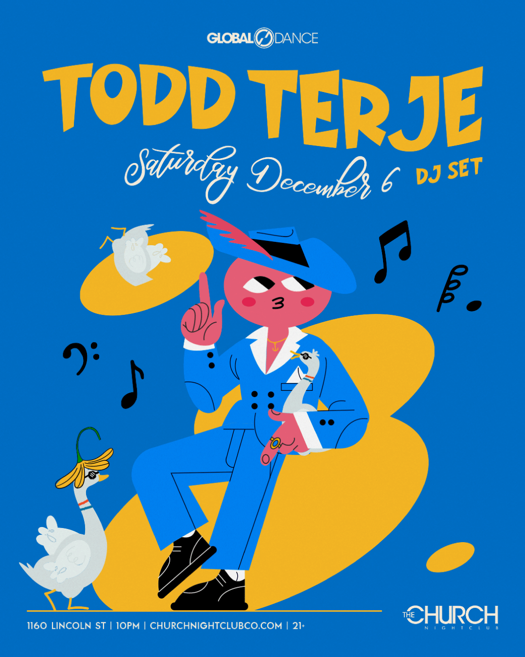Global Dance presents Todd Terje Tickets at The Church Nightclub