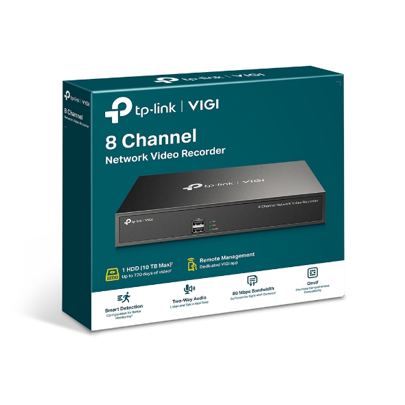 VIGI NVR1008H | VIGI 8 Channel Network Video Recorder | TP-Link Canada