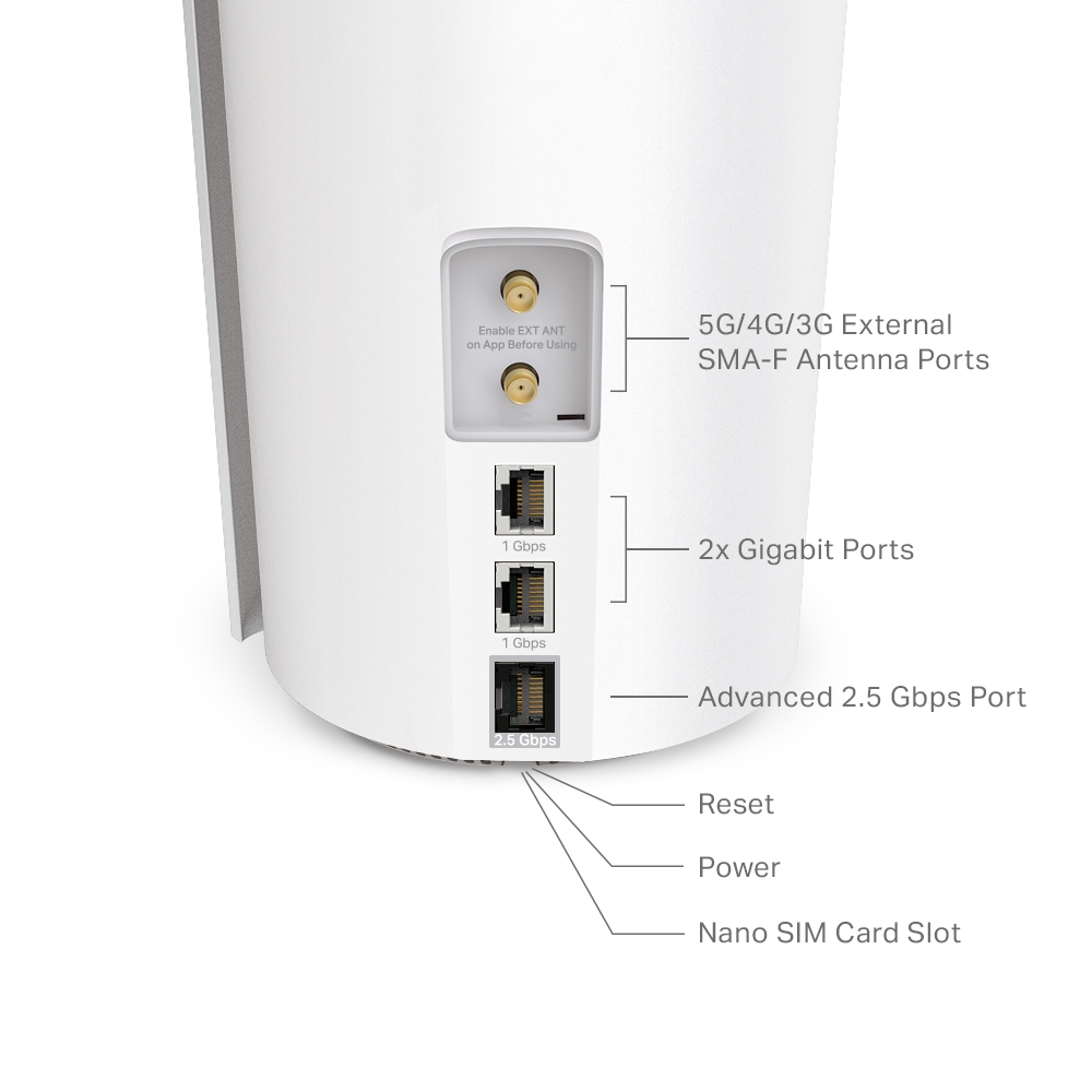 Deco X50-5G | 5G AX3000 Whole Home Mesh WiFi 6 Gateway