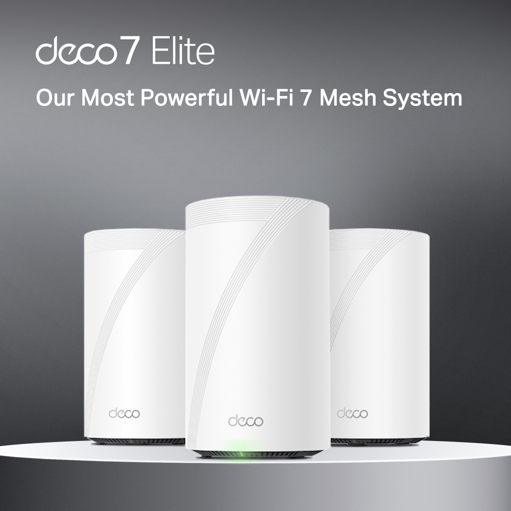Deco BE95 | Deco 7 Elite BE33000 Quad-Band Whole Home Mesh WiFi 7