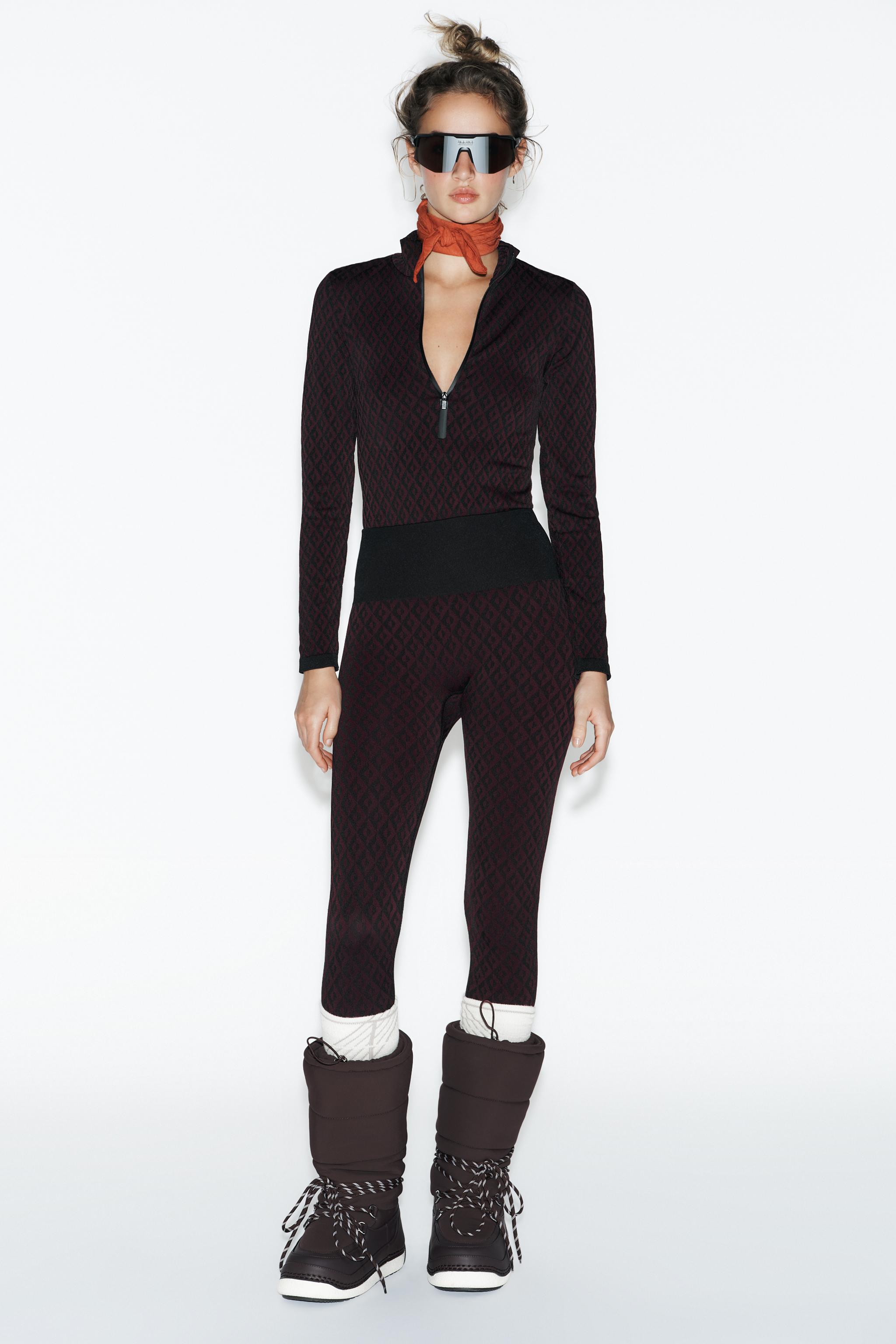 JACQUARD SKI COLLECTION BODYSUIT AND LEGGINGS SET | ZARA United States