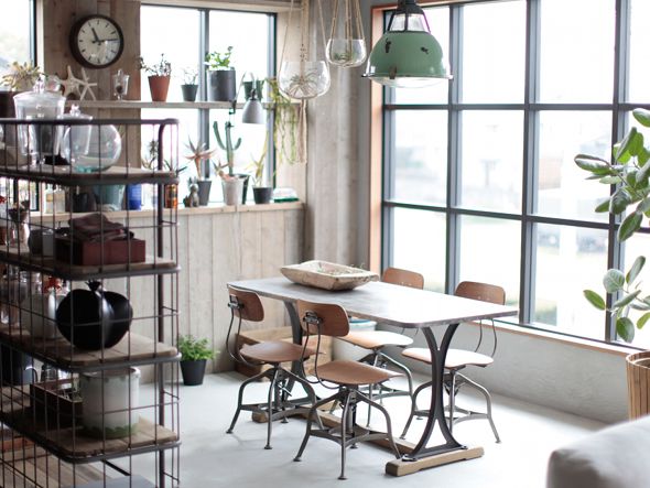 ノットアンティークス シカゴ クラッシュゲート ダイニングテーブル