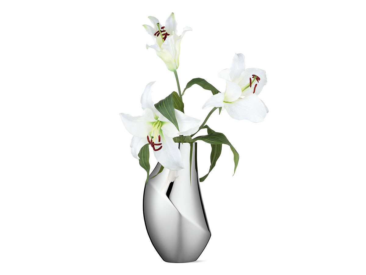 GEORG JENSEN FLORA VASE M / ジョージ ジェンセン フローラ ヴェース