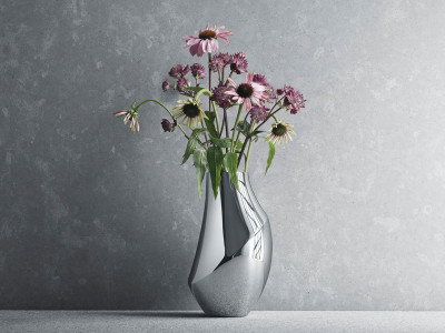 GEORG JENSEN FLORA VASE M / ジョージ ジェンセン フローラ ヴェース