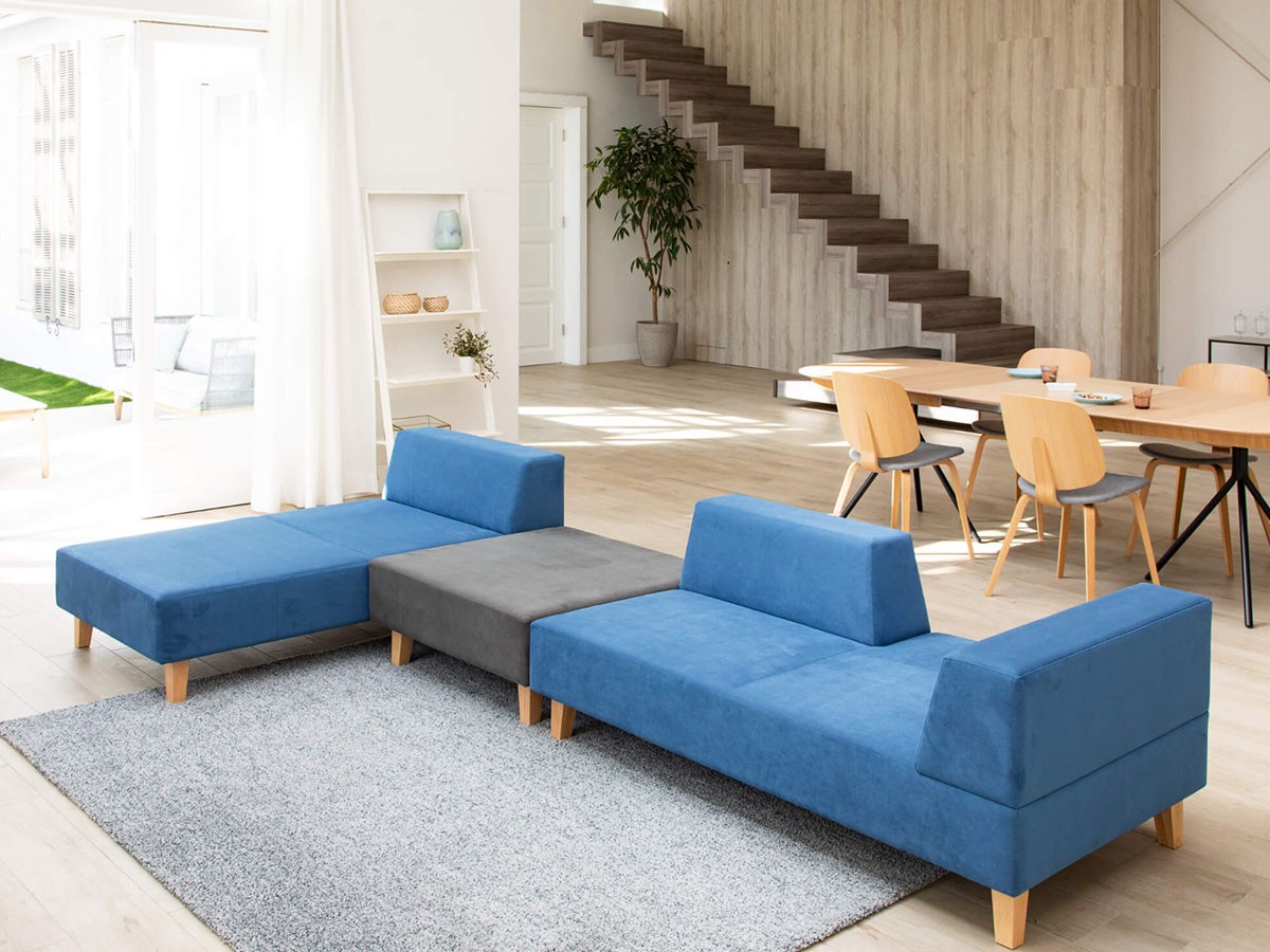 FLANNEL SOFA PIVO 1P LONG / フランネルソファ ピヴォ 1人掛けロング