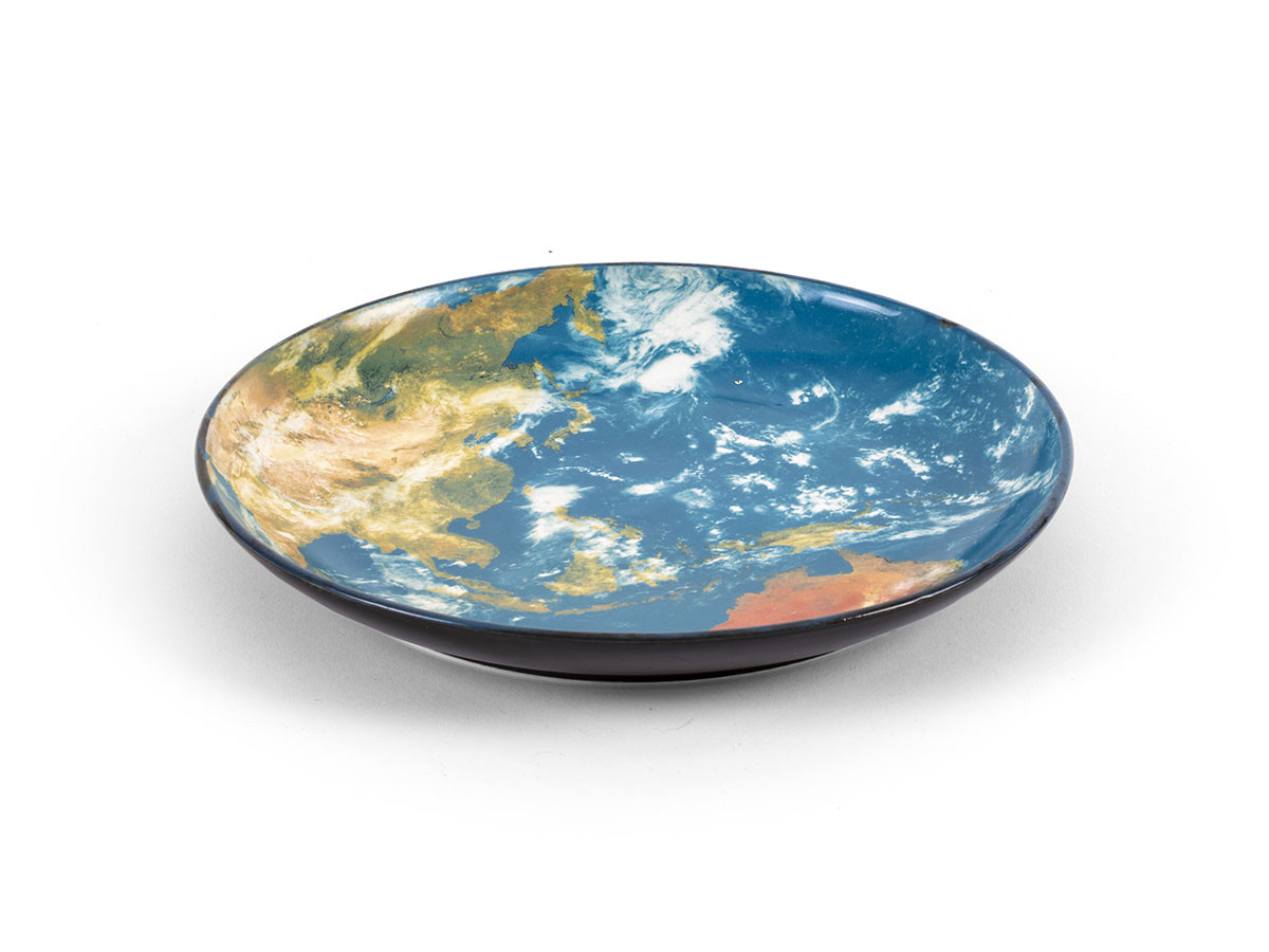 DIESEL LIVING with SELETTI COSMIC DINER PLATE EARTH - Asia