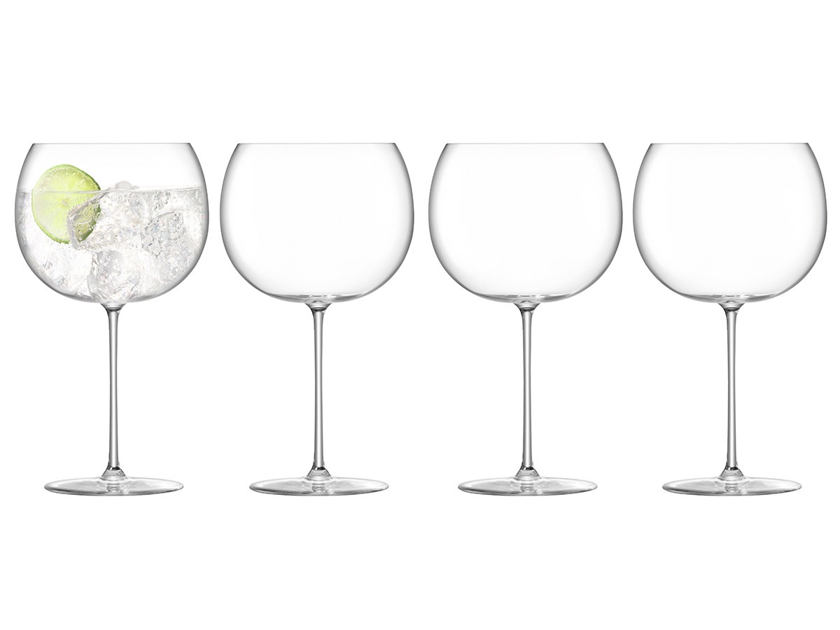 LSA International BOROUGH BALLOON GLASS SET4 / エルエスエー