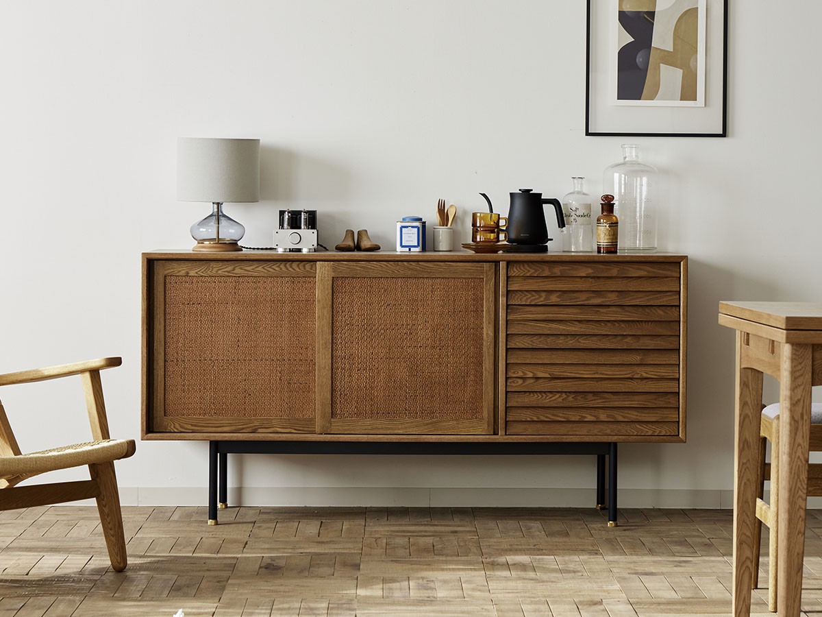 NOR FIN SIDE BOARD / ノル フィン サイドボード 幅160 × 高さ80cm