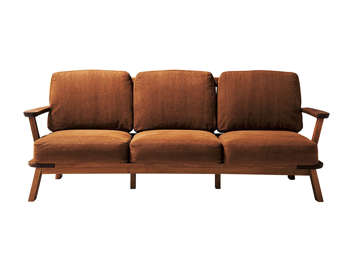 MINO Sofa 3S / ミノ ソファ 3人掛け（柿渋帆布） - インテリア・家具
