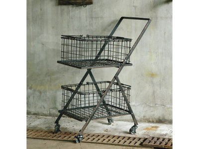 DULTON Dual basket cart / ダルトン バスケットカート Model S255-43
