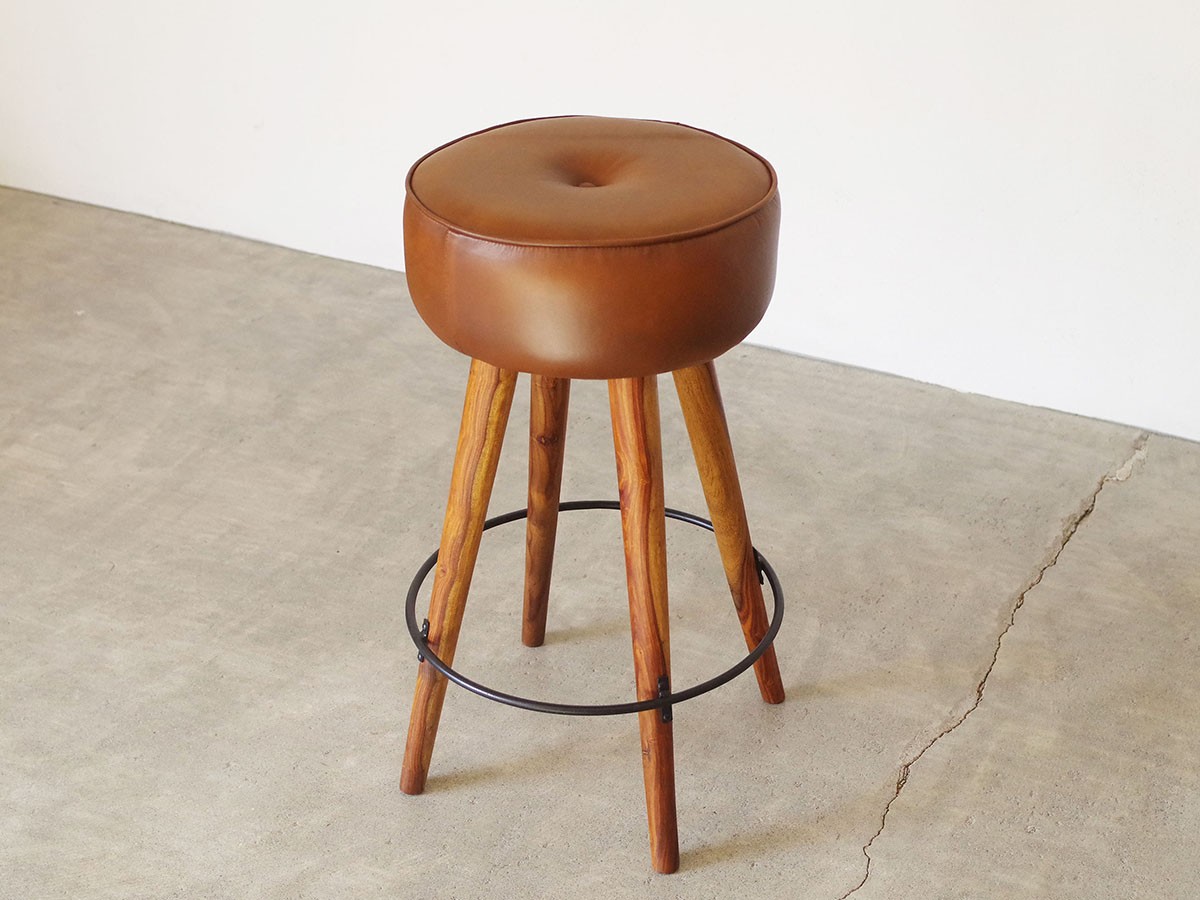 LIFE FURNITURE SF LEATHER HIGH STOOL / ライフファニチャー SF
