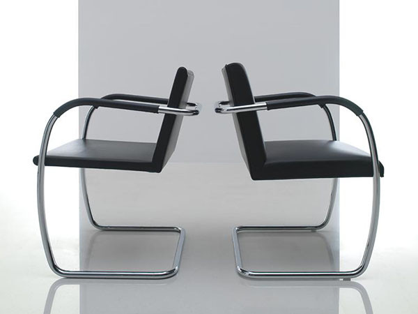 Knoll Mies van der Rohe Collection Brno Arm Chair Tubular / ノル