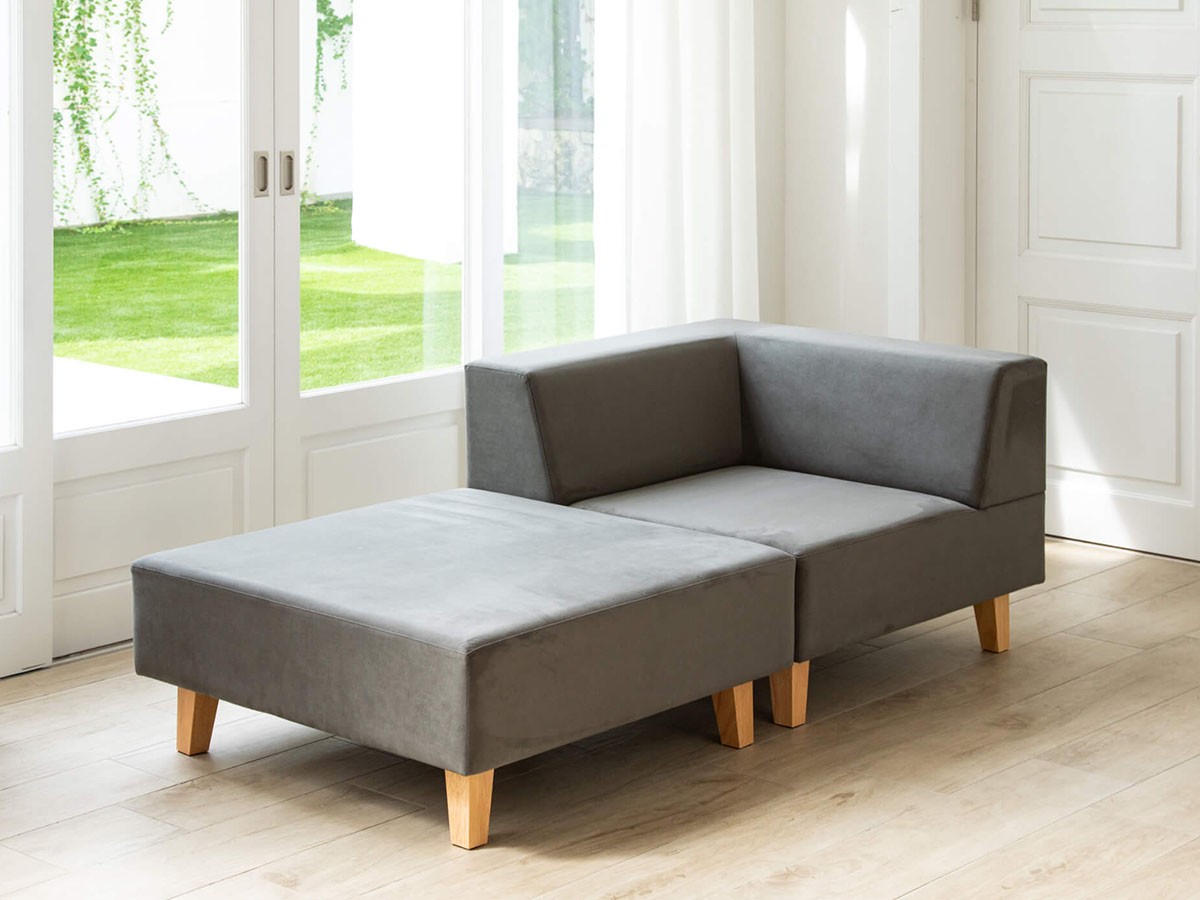 FLANNEL SOFA PIVO 1P CORNER / フランネルソファ ピヴォ 1人掛け