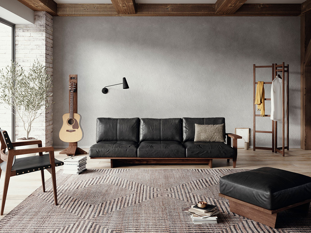 MASTERWAL MONO SOFA / マスターウォール モノ ソファ 3シーター 210