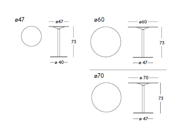 Magis PASSE-PARTOUT / マジス パッセパトゥー 円型テーブル
