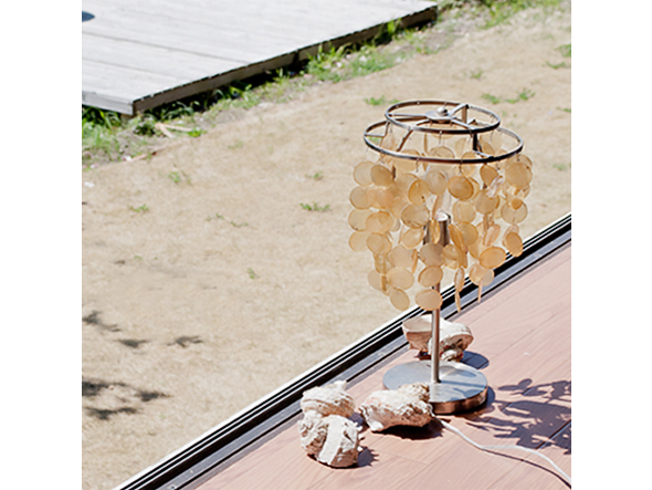 HERMOSA SHELL TABLE LAMP MINI / ハモサ シェル テーブルランプ ミニ
