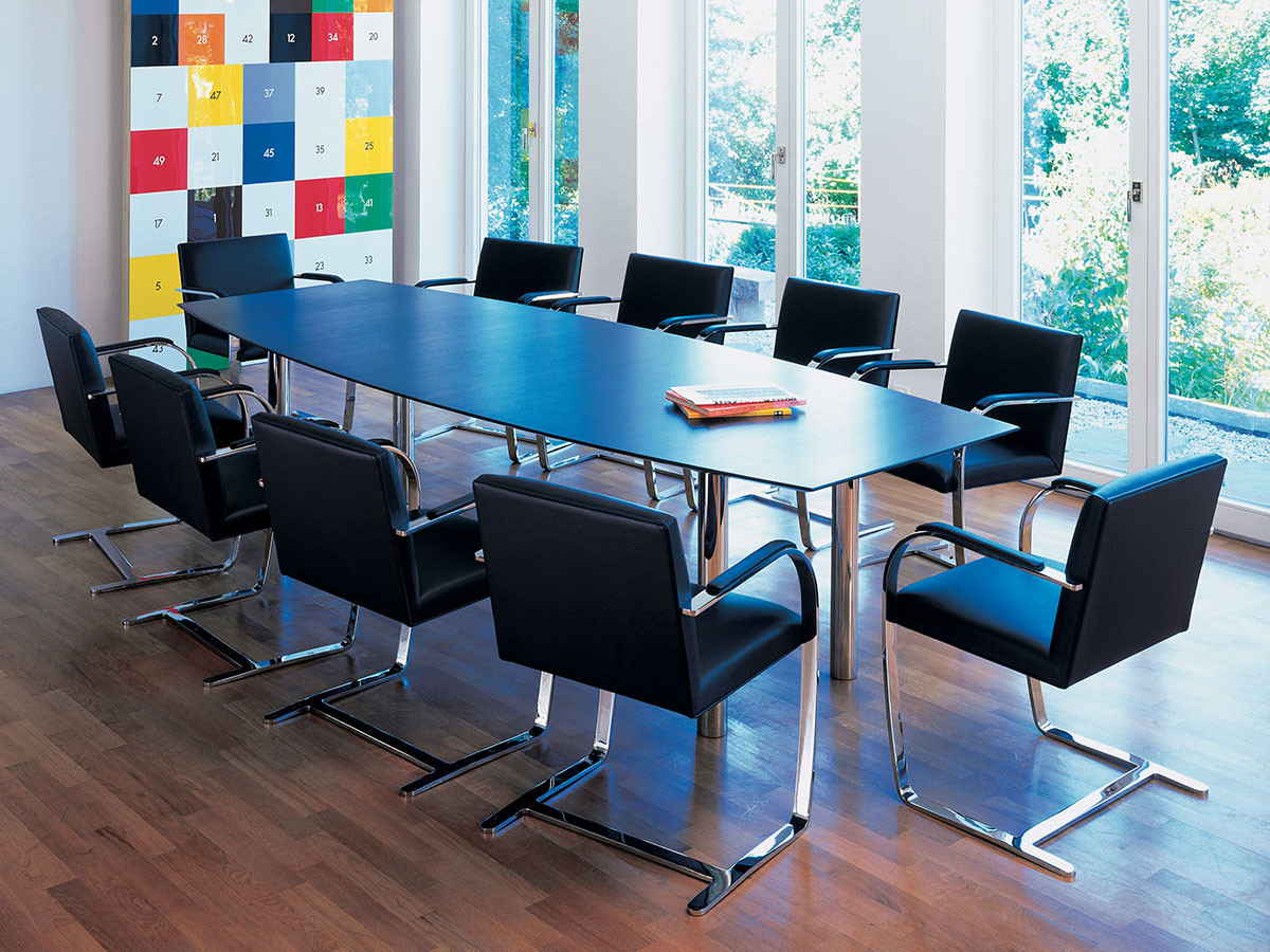Knoll Mies van der Rohe Collection Brno Arm Chair Flat Bar / ノル