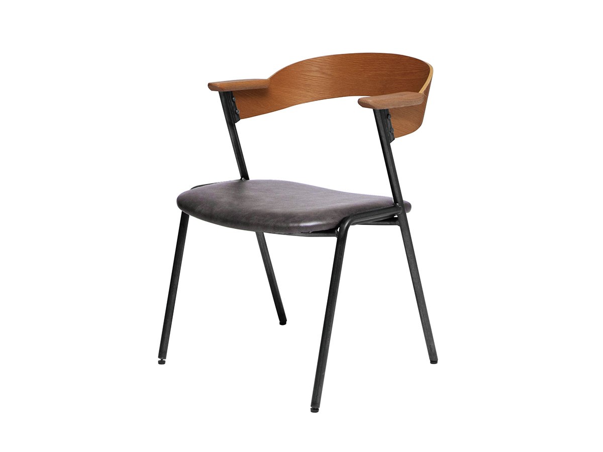 a.depeche danis short arm chair PU / アデペシュ ダニス ショート