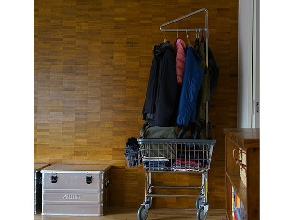 PACIFIC FURNITURE SERVICE LAUNDRY CART SINGLE POLE / パシフィック