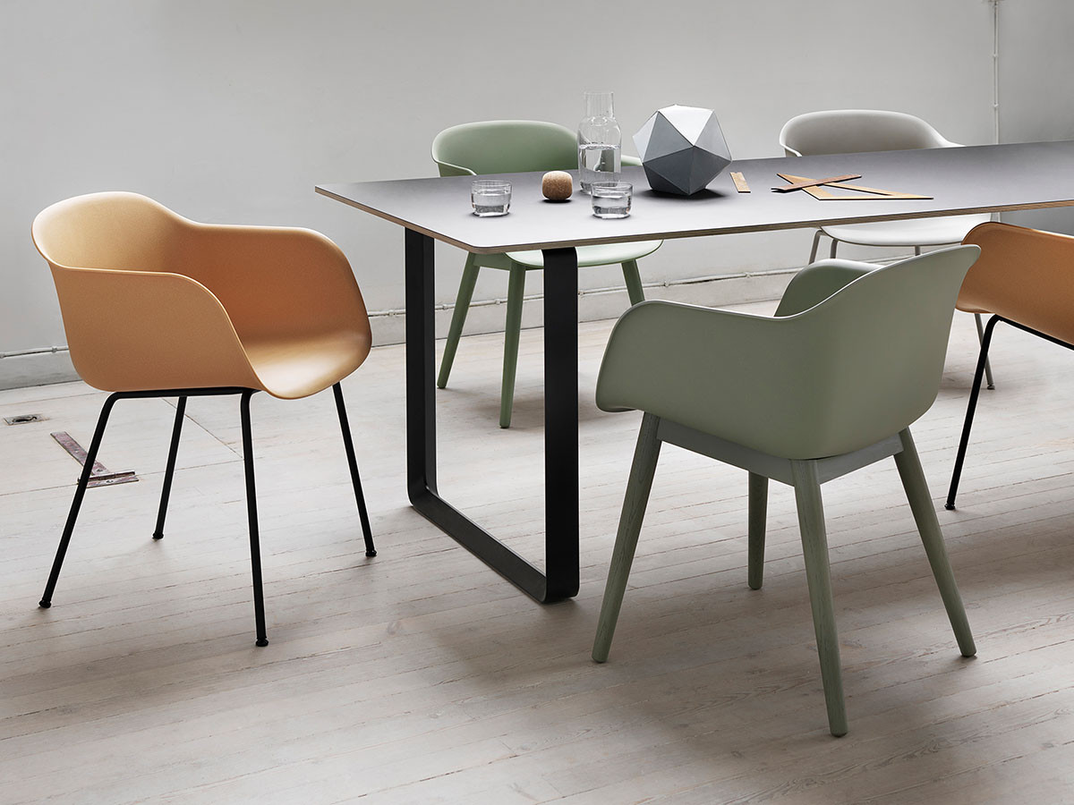 Muuto FIBER ARMCHAIR WOOD BASE / ムート ファイバーアームチェア