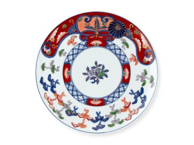 源右衛門窯 古伊万里風松絵 皿 / げんえもんがま 古伊万里風松絵 皿