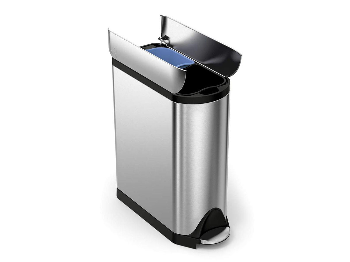 simplehuman Dual Compartment Butterfly Step Can / シンプル