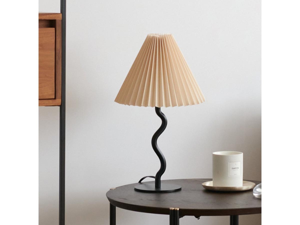 JOURNAL STANDARD FURNITURE WAVY TABLE LAMP / ジャーナル