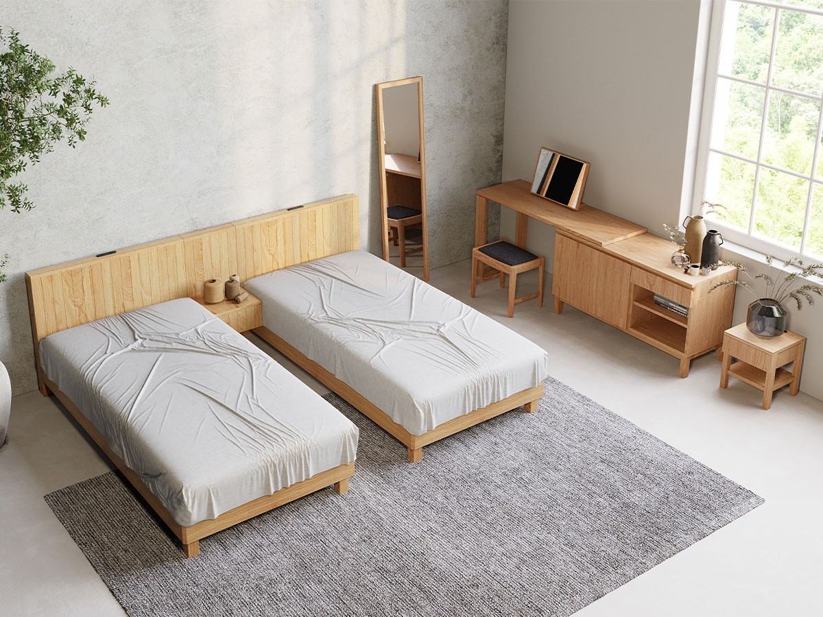 InRoom NORNA BED / インルーム ノアナ ベッドフレーム - インテリア