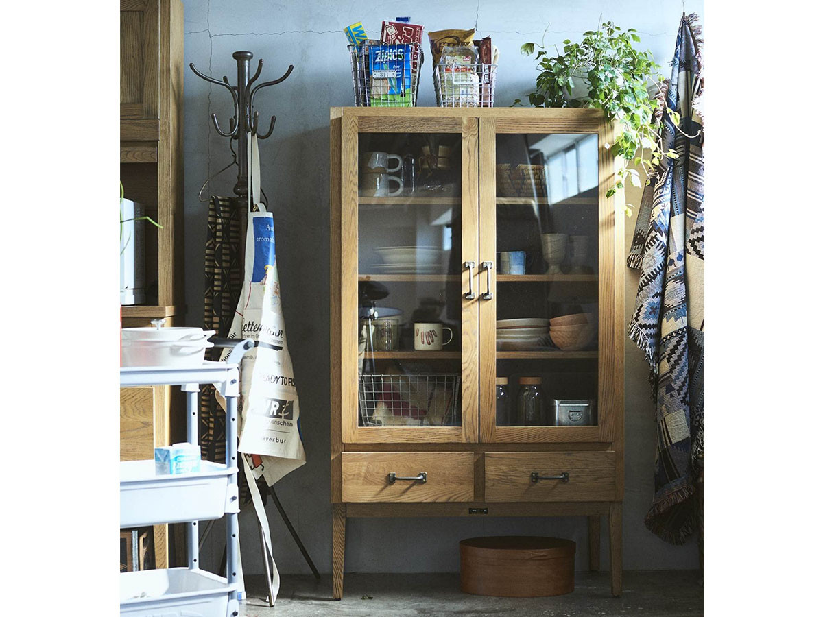 JOURNAL STANDARD FURNITURE CHRYSTIE GLASS CABINET / ジャーナル