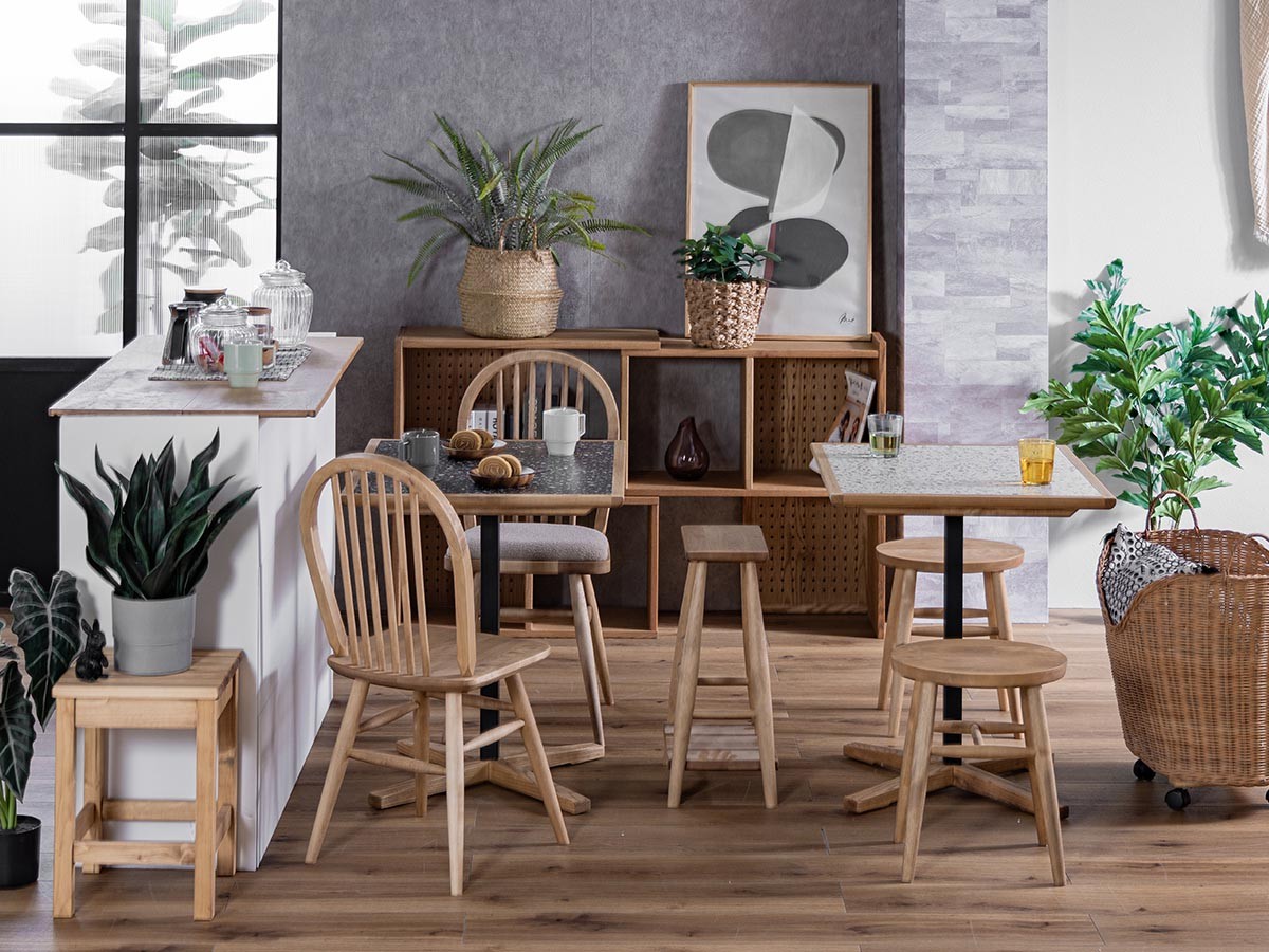 nora. TOFFY CAFE TABLE / ノラ トフィー カフェテーブル テラゾー柄