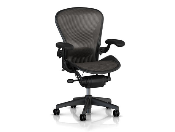 Herman Miller Aeron Chair Bサイズ AE113AWB AJ G1 BB BK 3D01