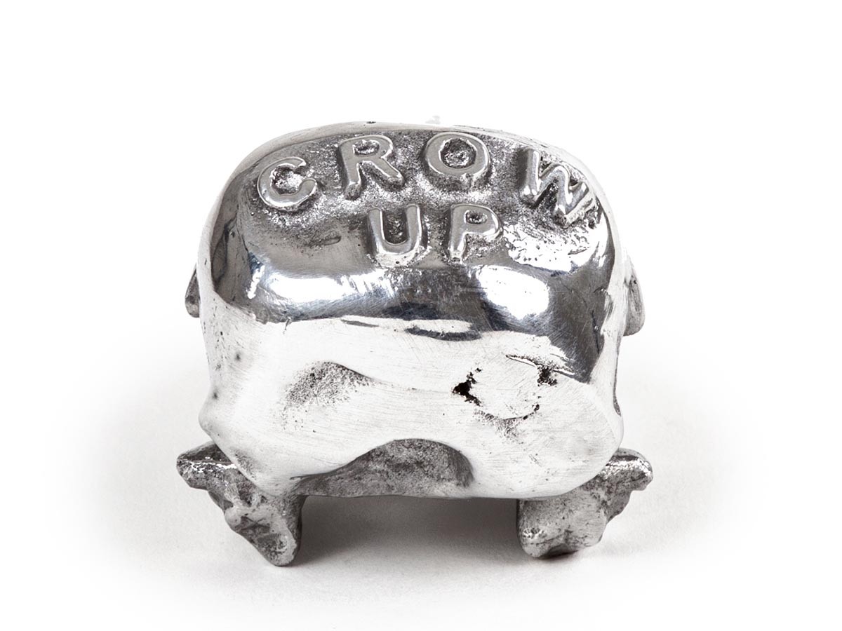 DIESEL LIVING with SELETTI WUNDERKAMMER BIRD SKULL - CROW UP