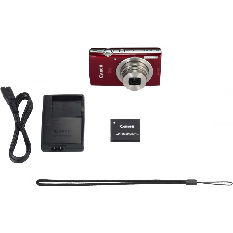 Canon Digital Ixus 175, red - Compact cameras - Nordic Digital