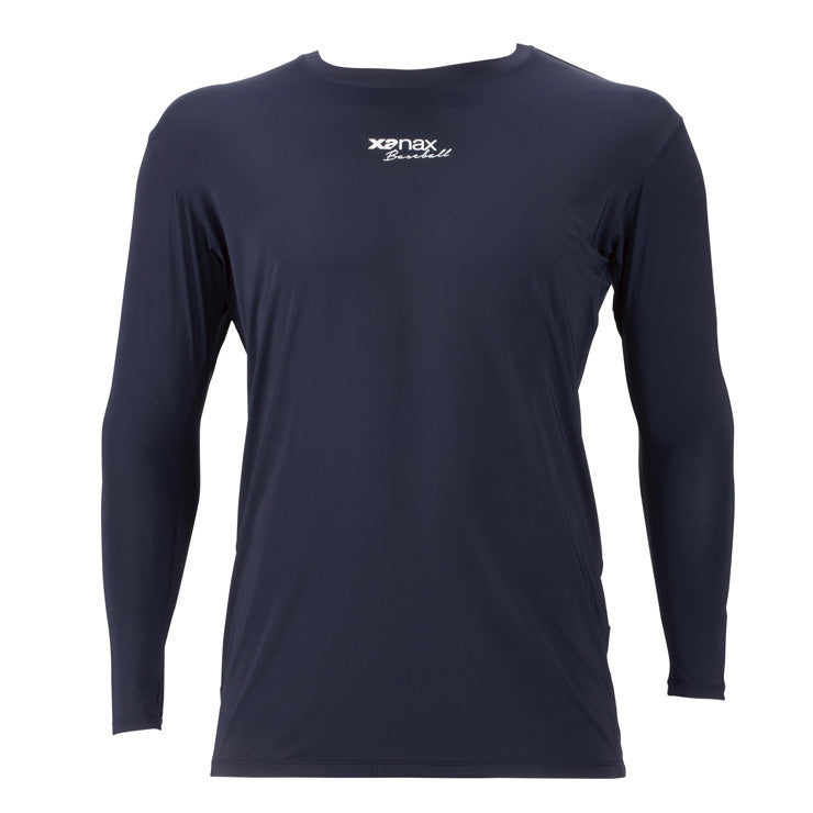 ザナックス 野球 アンダーシャツ ローネック 長袖 コンプリート