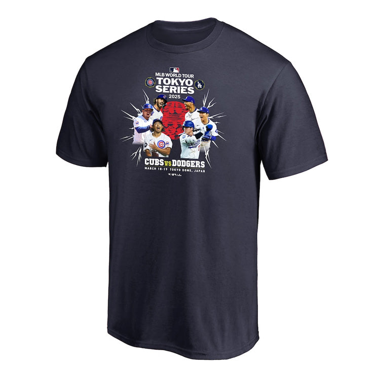 MLB Tokyo Series 2025 カブス vs ドジャース 半袖 Tシャツ 東京