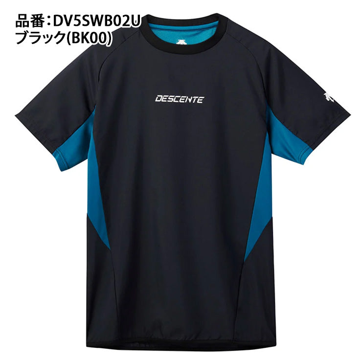 2025モデル】デサント バレーボール 半袖 ピステ Tシャツ メンズ