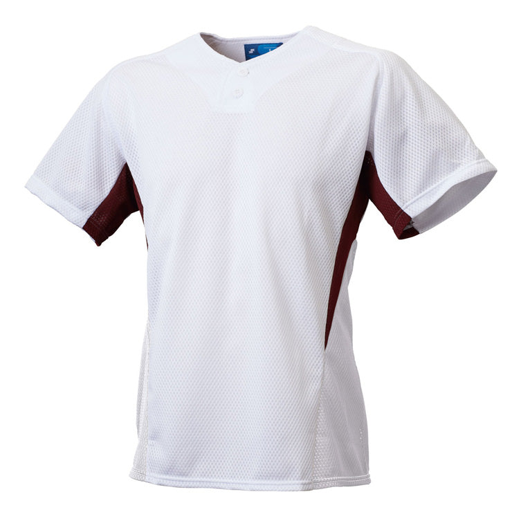 エスエスケイ SSK 野球 2ボタン プレゲームシャツ ベースボールシャツ