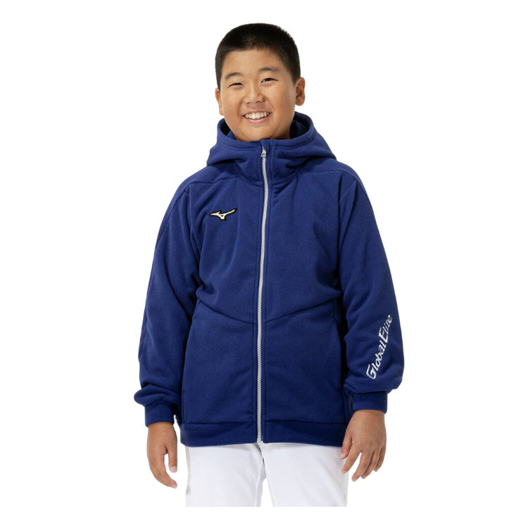 2025モデル】ミズノ 野球 ジュニア用 フリースフーディー 厚手