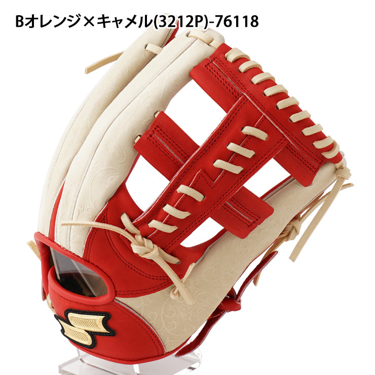 SSK 限定 軟式 グローブ グラブ 内野手用 矢野モデル ペイズリー柄