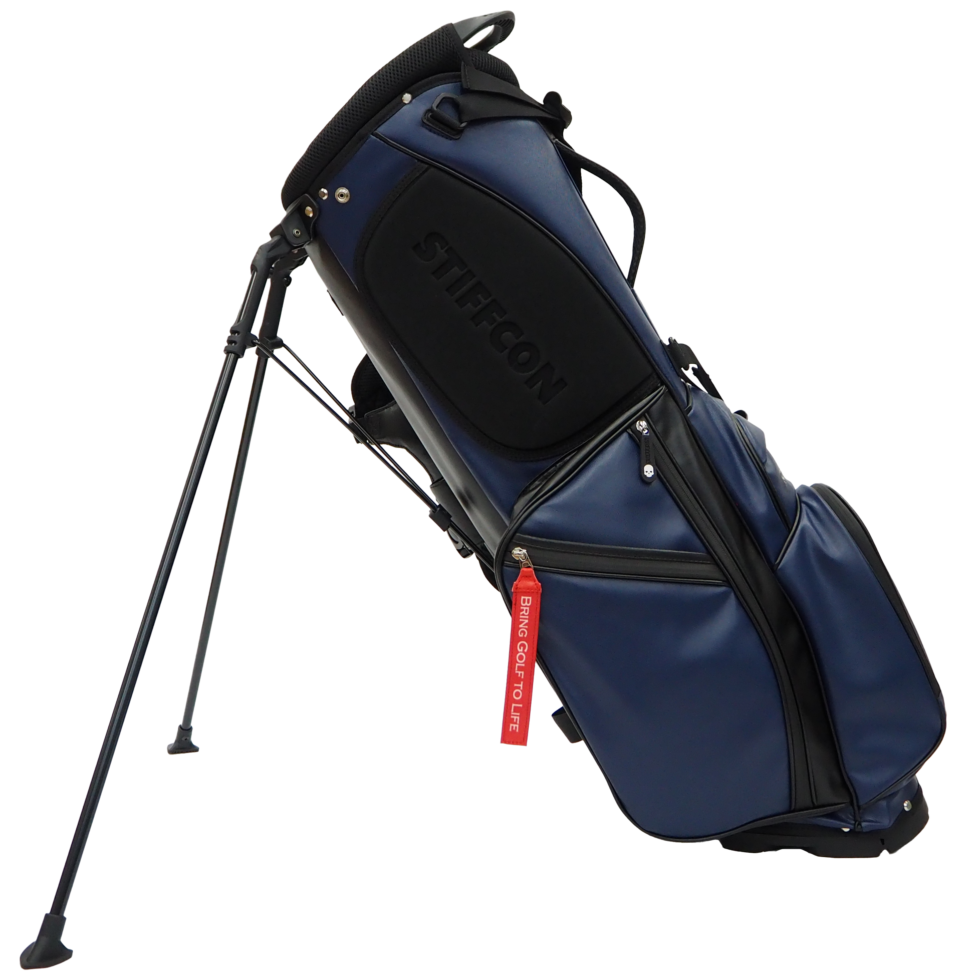 GOLF STAND BAG_PLAIN NAVY / スタンドキャディバッグ プレーン