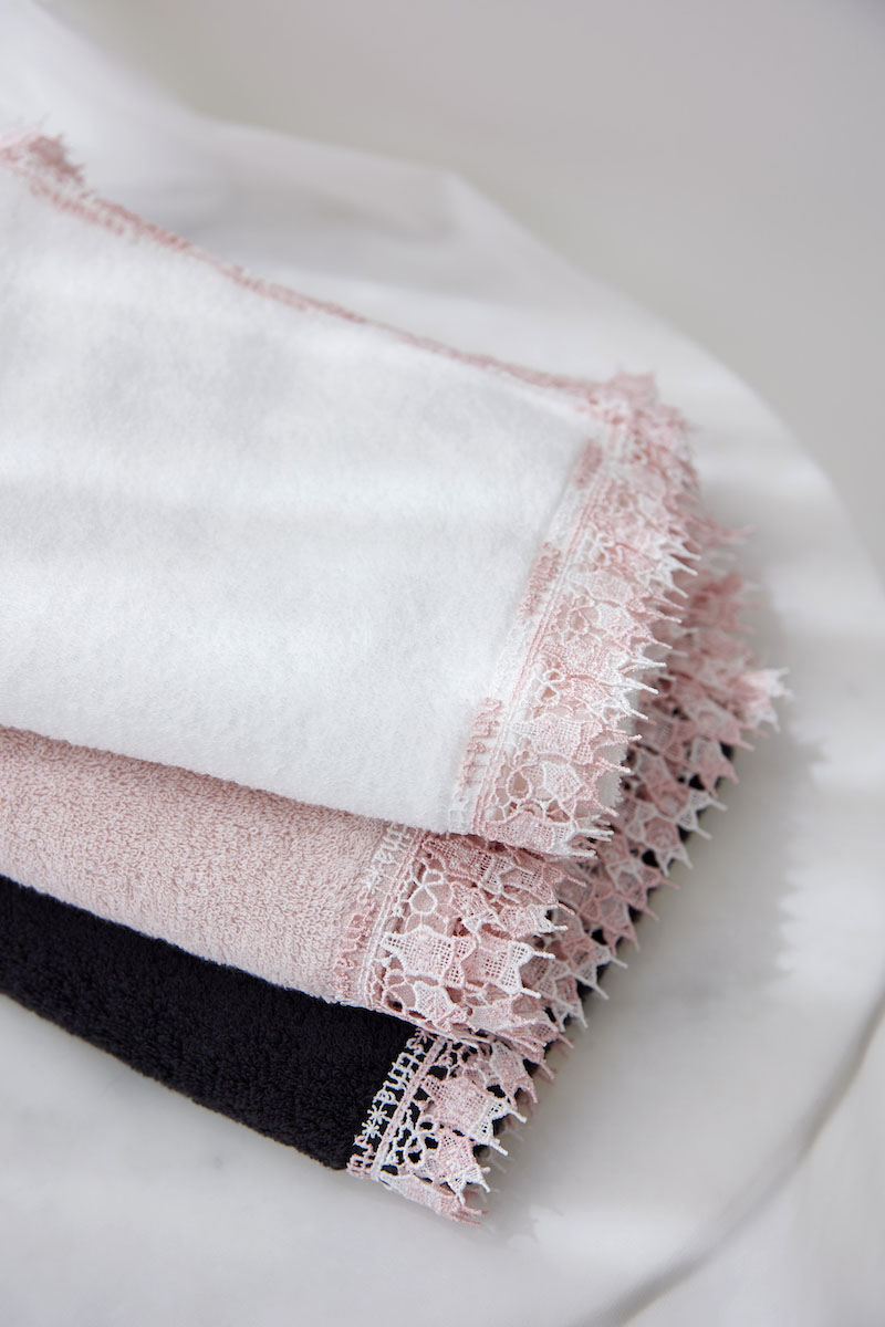 stina / leotard face towel / pink