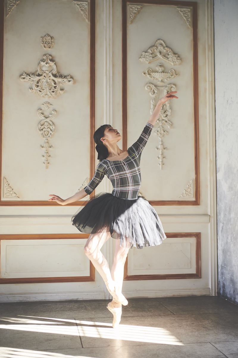 stina / type U ballerina / silky pink check