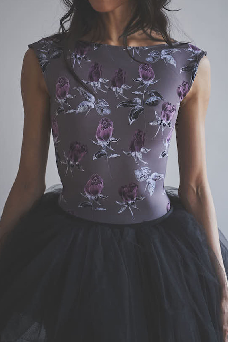 stina / type K boat neck / Noire Rose grayish mauve