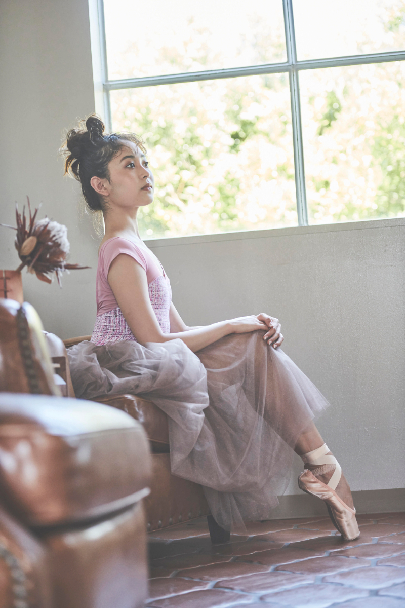 stina / type H half sleeve / light pink tweed