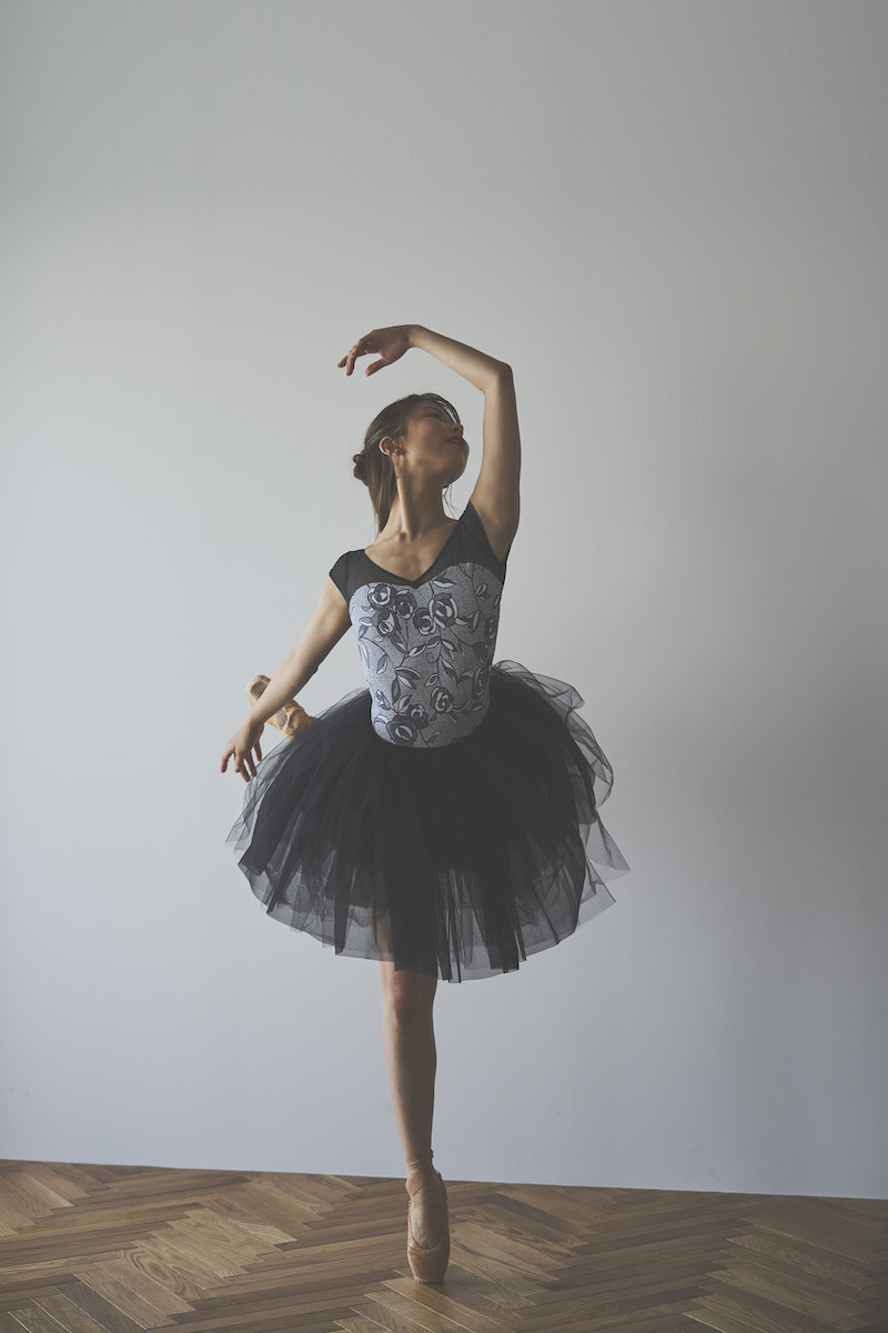 stinaレオタード type H Rebel Tulip gray M stinaレオタード type H