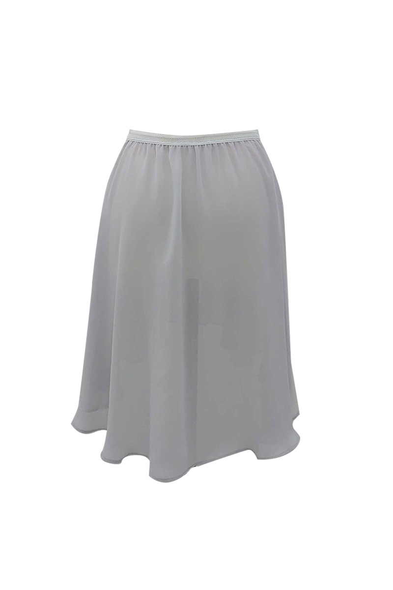 stina / pull-on skirt / light gray