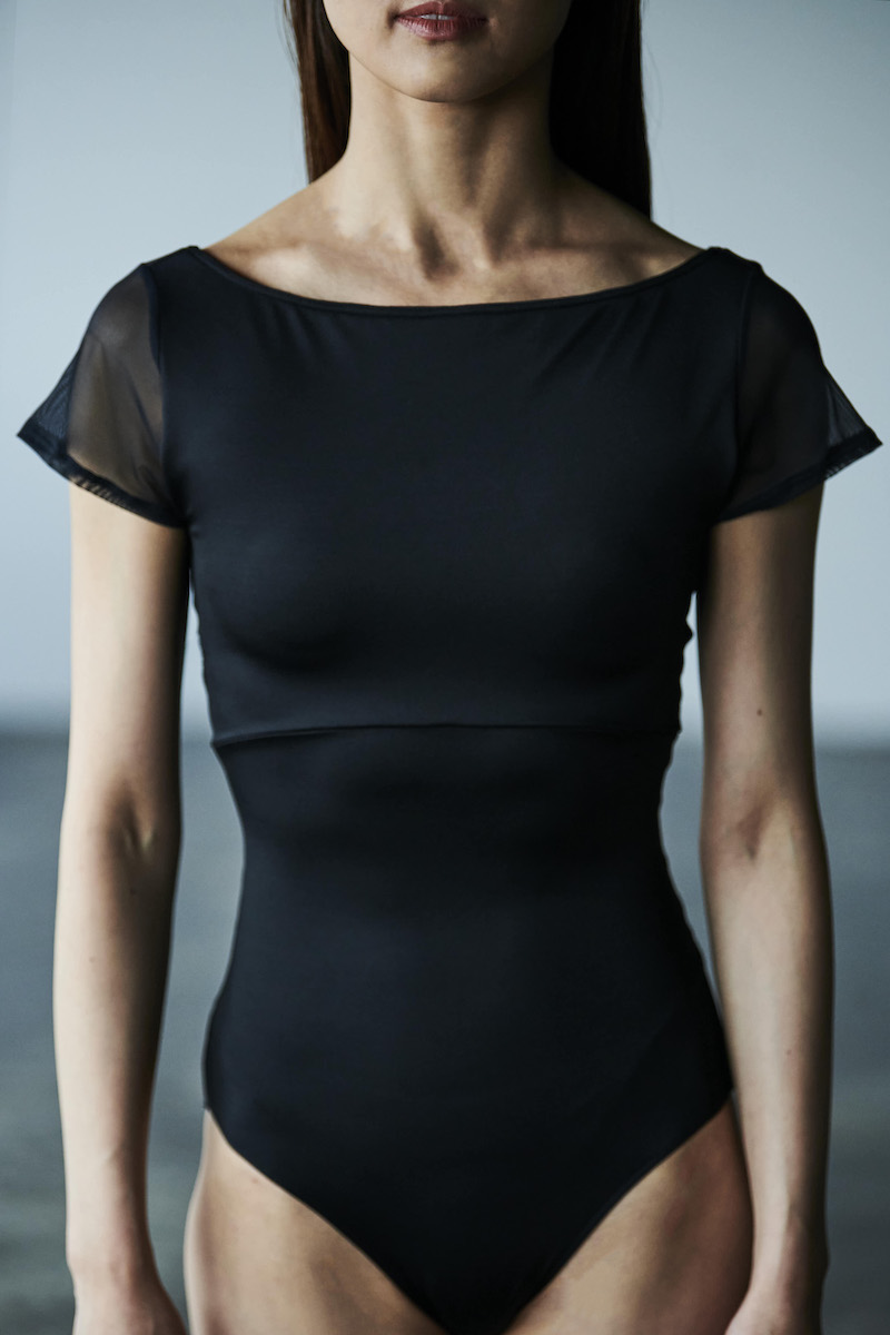 stina / BLACK stina type P cap sleeve / lady / kids & girl