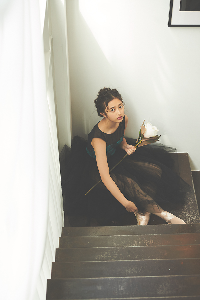 stina / type I drop / gray×white checked