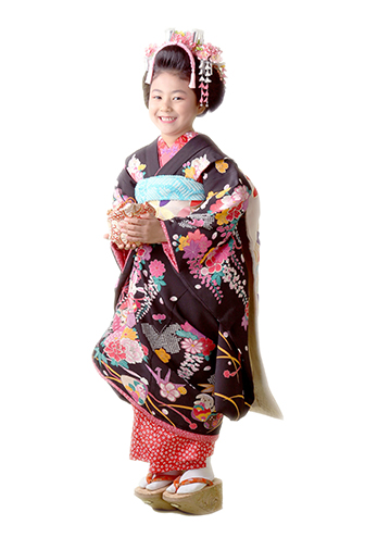 舞妓スタイルの七五三 | 江戸川区の写真館スタジオタカノ