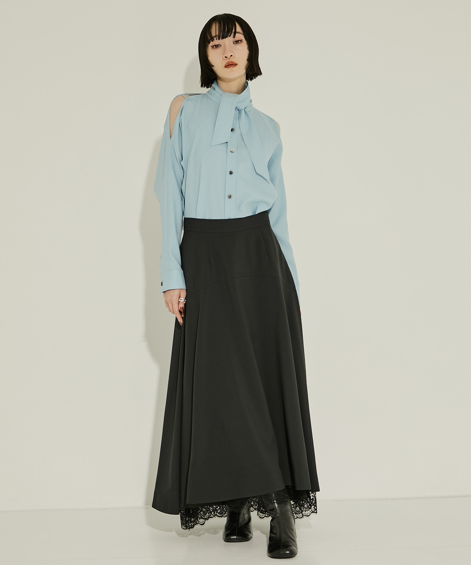 WAO-FSK50-2009（レーススカート）(36 BLACK): AKANE UTSUNOMIYA